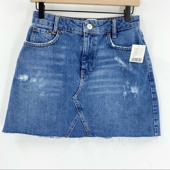 NWT Urban Outfitters UO BDG A-Line Denim Mini Skirt sz S - Picture 1 of 4